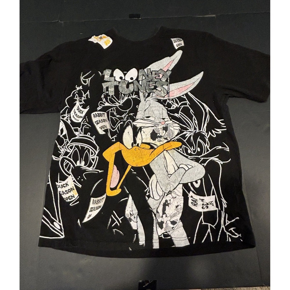 Looney Toons Black T-Shirt Men's Size 3XB